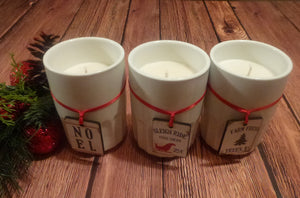 Ceramic Tumbler Candle